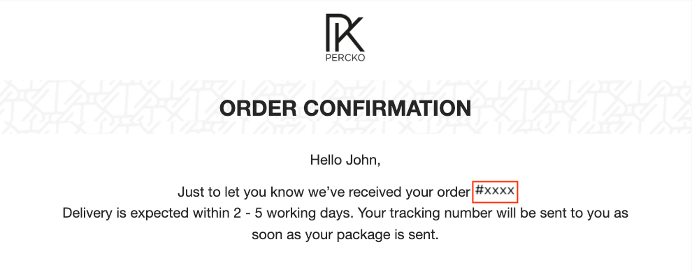 Where to find my order number?